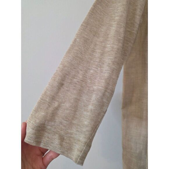 Lafayette148 Linen Beige Dress S - Picture 4 of 11